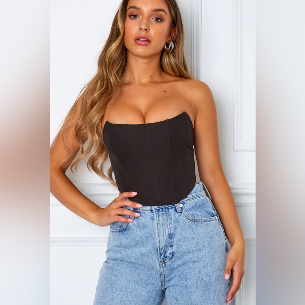 White Fox Corset Black (XS)